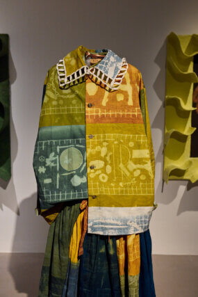 Installation views of Tamara Henderson, 'Green in the Grooves' at Camden Art Centre, 2023. Photo: Luke Walker