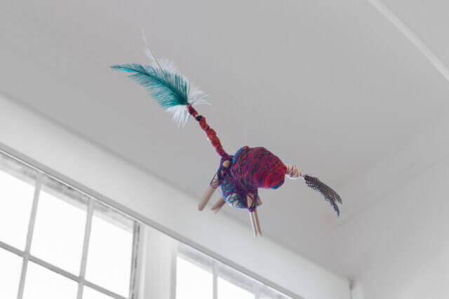 Installation view, 
'Animals to Remember Uganda'
at Camden Art Centre, 26 April/ 23 June 2024.
Courtesy the Artist and ActionSpace, London
Photo: Rob Harris