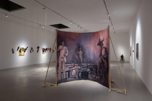 Installation view of
'Bloomberg New Contemporaries'
at Camden Art Centre, 2024. Photo: Rob Harris.