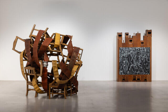 Installation view of 
'All Rendered Truth'
at Camden Art Centre, 2024. Photo: Rob Harris