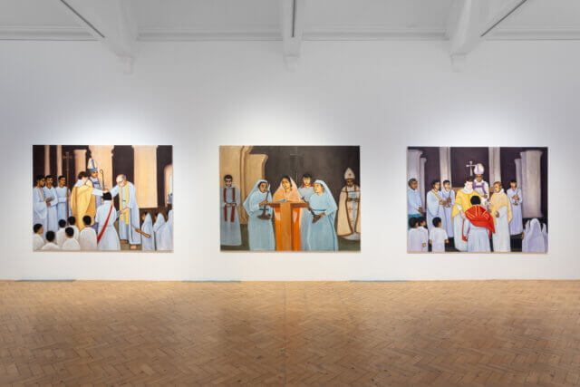 Installation view, 
'The Bough Breaks'
at Camden Art Centre, 26 April/ 23 June 2024.
Photo: Rob Harris