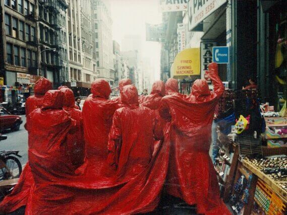 'Red Coat, Same Skin for Everybody with Fernando Arrabal', New York, 1992
© Nicola L. Collection and Archive.
