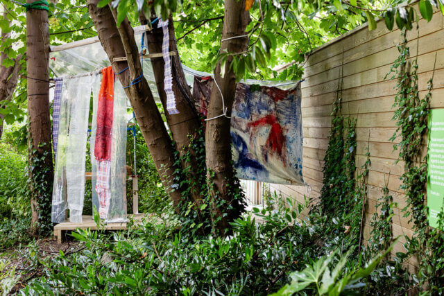 Installation view, 'Den!', at Camden Art Centre, 19 July/ 8 September 2024. Photo: Hydar Dewachi