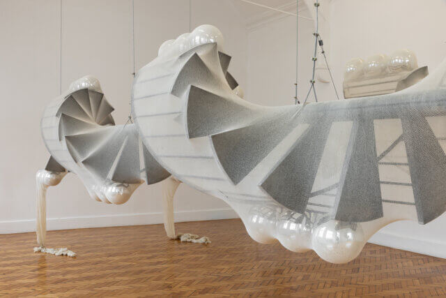 Installation view of Jack O'Brien's exhibition 'The Reward' at Camden Art Centre, 2024. Photo: Rob Harris 