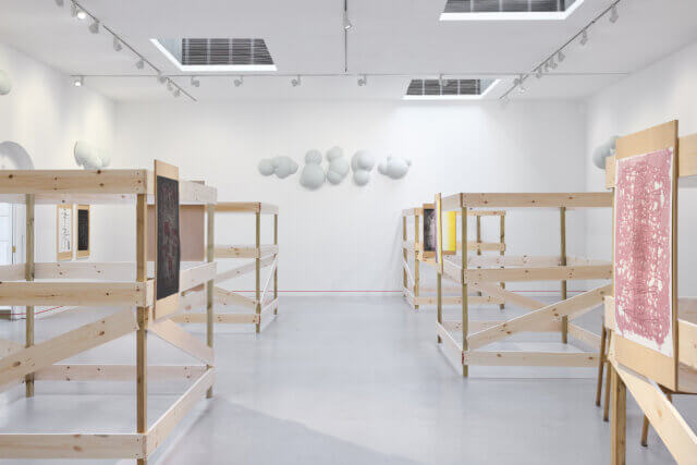 Installation views of Gregg Bordowitz, 'There: a Feeling' at Camden Art Centre, 2025. Photo: Luke Walker