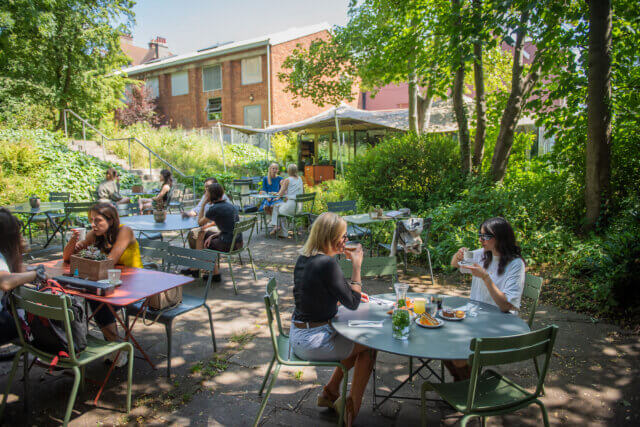The Garden & Terrace. Photo: Max Colson