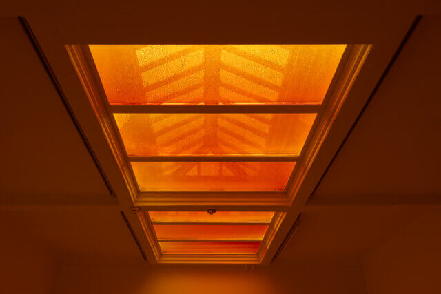 Installation view of Nat Faulkner, 'Strong water' at Camden Art Centre, 2026. Photo: Rob Harris