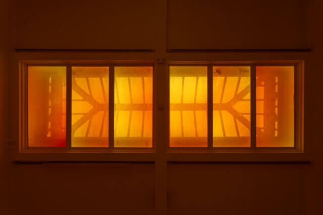 Installation view of Nat Faulkner, 'Strong water' at Camden Art Centre, 2026. Photo: Rob Harris