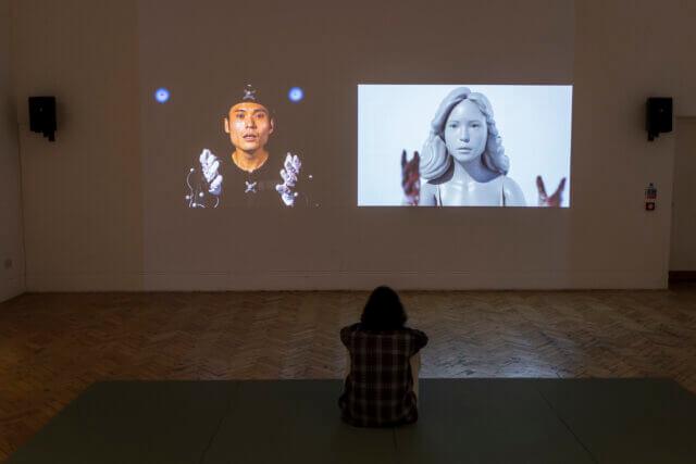 Aya Momose, Open Studio at Camden Art Centre, 2025. Photo: Hydar Dewachi 