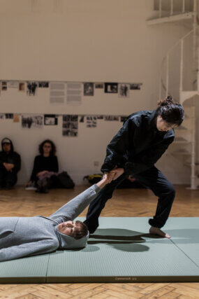Aya Momose, Open Studio at Camden Art Centre, 2025. Photo: Hydar Dewachi 