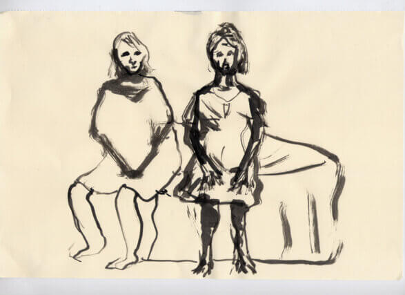 Life drawing by Orly Orbach
