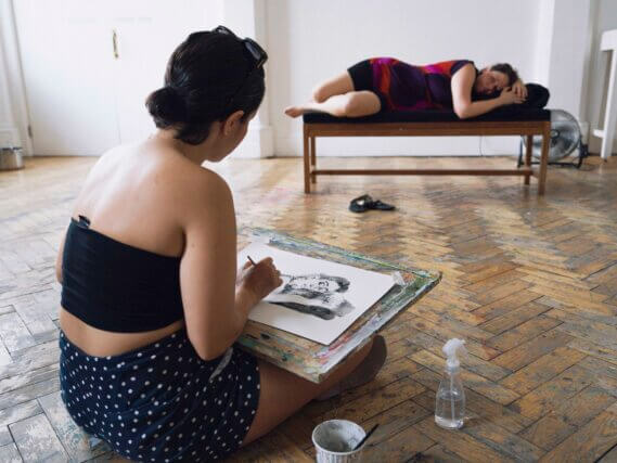 Life Drawing Course, 2026. Photo: Patrick Young.