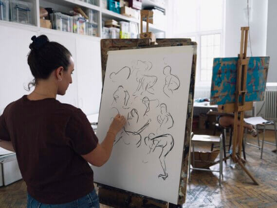 Life Drawing Course, 2026. Photo: Patrick Young.